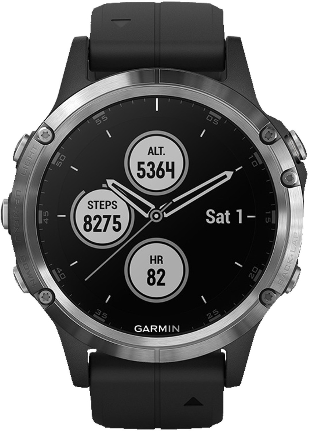 Garmin fenix 5 plus glass silver gps обзор